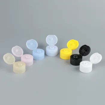 Matte Surface Flip Top Cap Custom Color 24mm Flip Top Cap 24/410 Cosmetic Bottle Cap