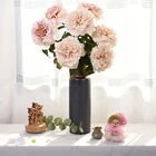 White Roses Wedding Rose High Quality Real Touch Silk White Roses For Wedding Decoration Artificial Rose Flower