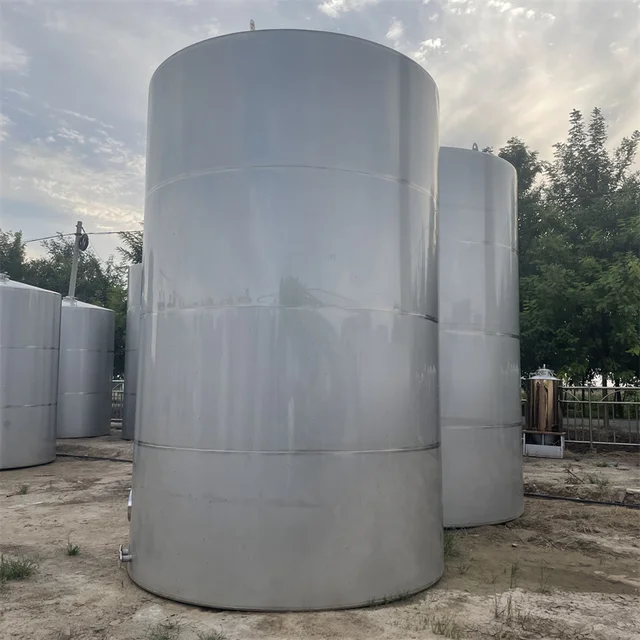 Used stainless steel storage tank Liquid Storage tank Horizontal food storage tank can be customized