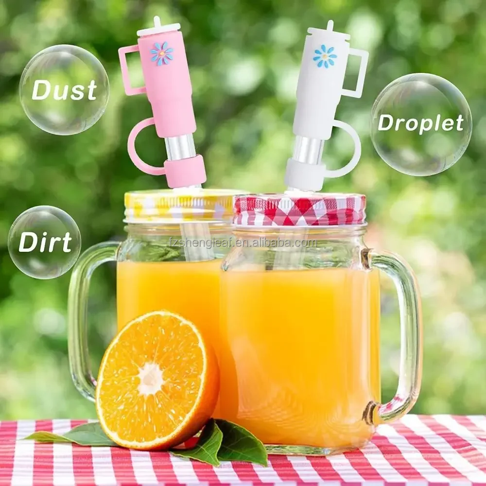product custom eco friendly reusable silicone straws bar accessories with bow design-5