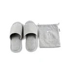 Hotel Hotel Slippers Travelsky Cheap Custom Logo Personalized Travel Folding Hotel Slippers With Pouch