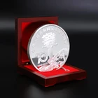 Coin Coin Silver Coin Custom Souvenir Mirror Finished Silver Coin 3D Nickel Plating Coin Wholesale