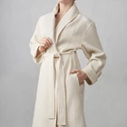 Sleepwear Deluxe Fluffy Plush Soft Warm Fleece Bath Robe Hotel/Spa Robes Long Bathrobe For Mens And Women Sleepwear