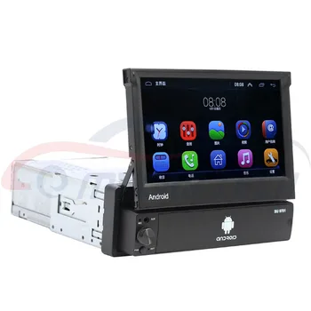 Android 9.0 Car Radio 2+16g 1din Motorized Retractable 7'' Touch Screen Car Video Gps Bt Usb Fm Aux Player