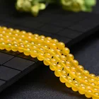 Beads Necklace Wholesale Yellow Color Gemstone Beads Accessories For Bracelet Necklace Earring Making
