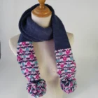 Scarf Lovely Kids 100% Acrylic Knitted Colour Mixture Scarf Warm Autumn And Winter Outdoor Scarf