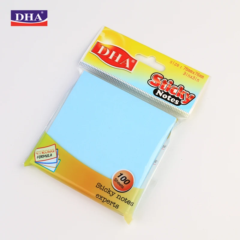 Free Samples Wholesale Custom Paper Sticky Notes Pad Writing Tablets Stationary Memo Pad to do List Notepad