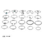 Ring Boho Style Women's Eyes Moon Knotted Combination Amazon WISH AliExpress New Jewelry Ring Combination Set