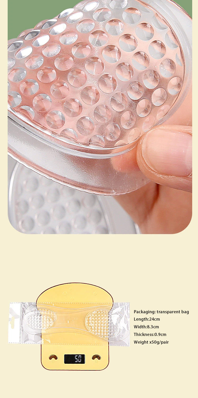 Gel High Heel Insoles Transparent Shock Absorbing Wholesale Gel High Heel Insoles Transparent Shock Absorbing Wholesale