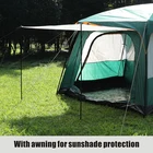 Family HOMFUL 8 Persons Large Luxury Tents Outdoor Camping Family Glamping Tents