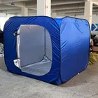Tent Mesh Typhoon Earthquake Indoor Modular Evacuation Relief Tent With Top Mesh