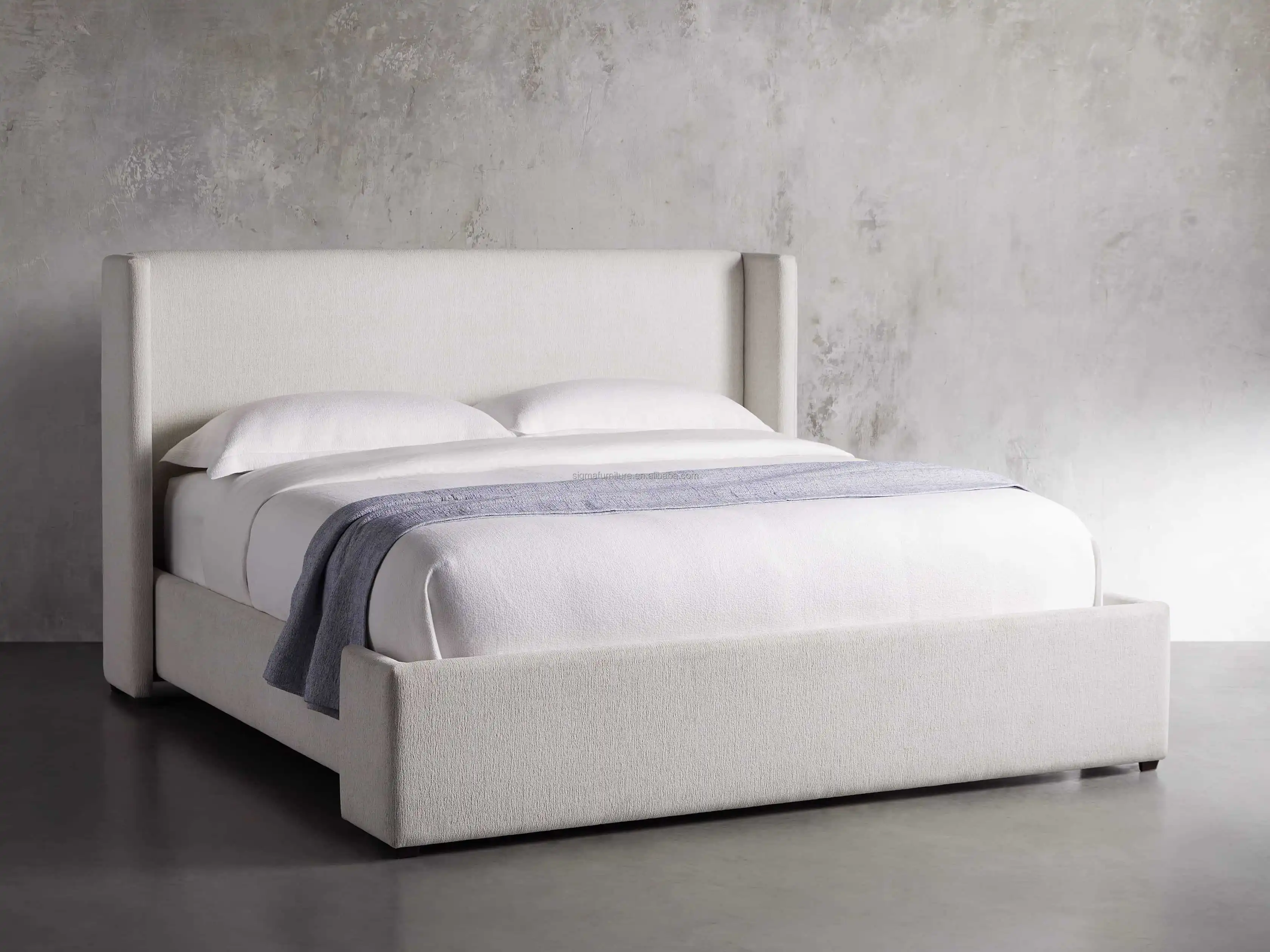 Smart bed Home furniture Queen King Size Oak Wood Bed Frame Bedroom Bed