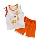 Clothes Toddler Baby Clothes Toddler Clothes Boys Girls Clothes Sets Sleeveless Short Clothing Set