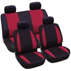 Red Car Cover Black Red Color Universal Car Seat Cover