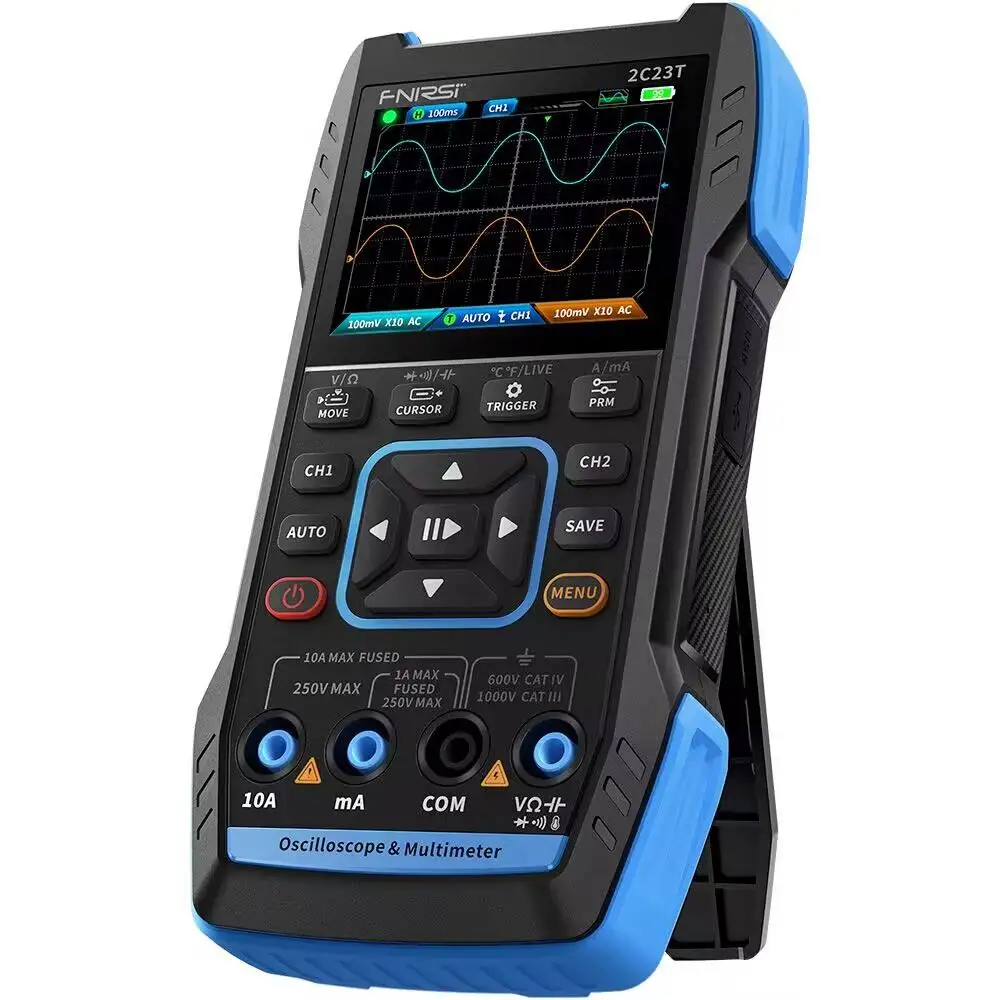 Fnirsi 2C23T Dual Channel 3In1 Portable Digital Oscilloscope Waveform