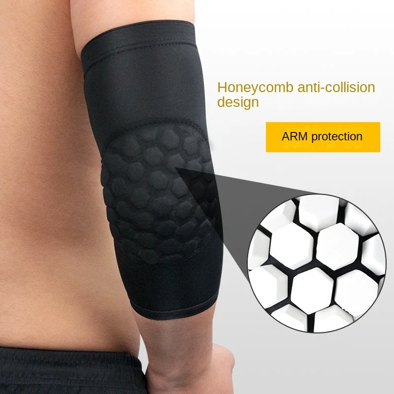 2023 Sports Arm Sleeve Honeycomb Anti Collision Compression Elbow Joint