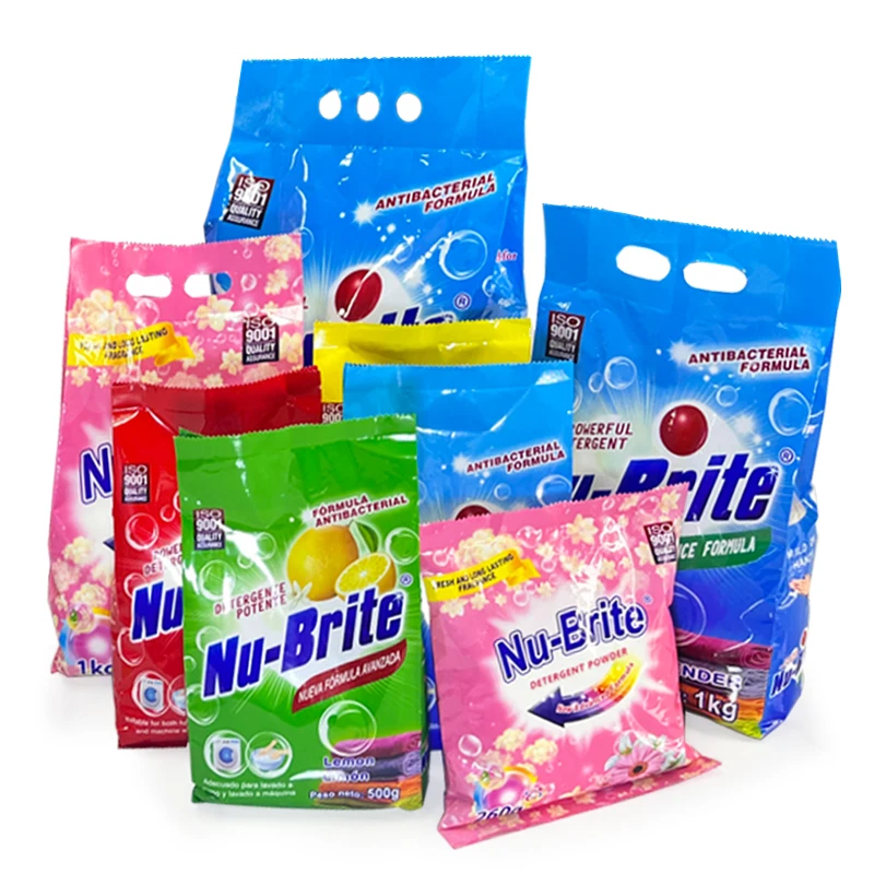 Best Selling OEM ODM High Effective Laundry Detergent Powder Floral and Lavender Fragrance Disposable for Apparel Washing details