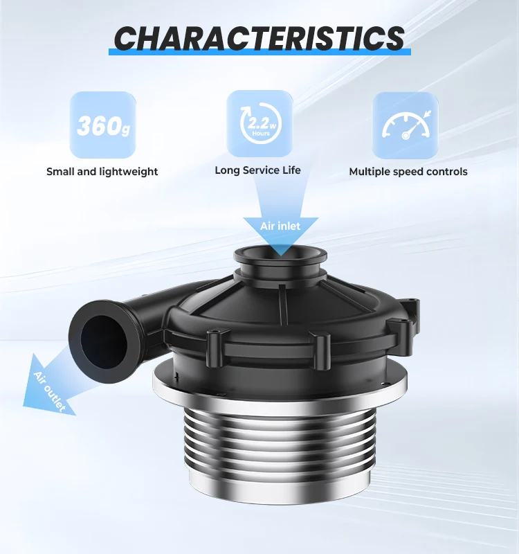 Blower, Brushless, DC 12V - detail 10