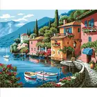 Hobby Acrylic Paintworks Hobby Painters Adults Canvas Landscape DIY Oil Paint By Numbers Kids