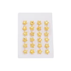 Star Shape Earrings Earrings JXX JED-08-7 OEM Star Love Shape Fashion Flower Floral Stud Earrings For Women
