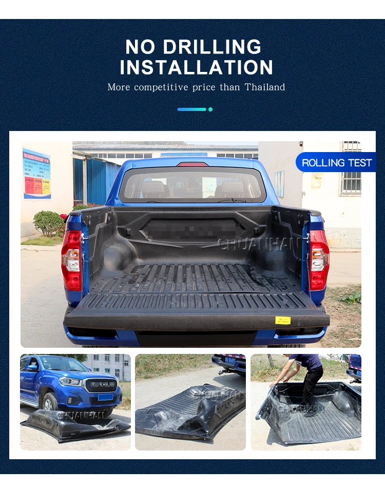 Hdpe Bed Liner For Ford Ranger Hilux Revo Vigo Np Navara Dmax Maxus