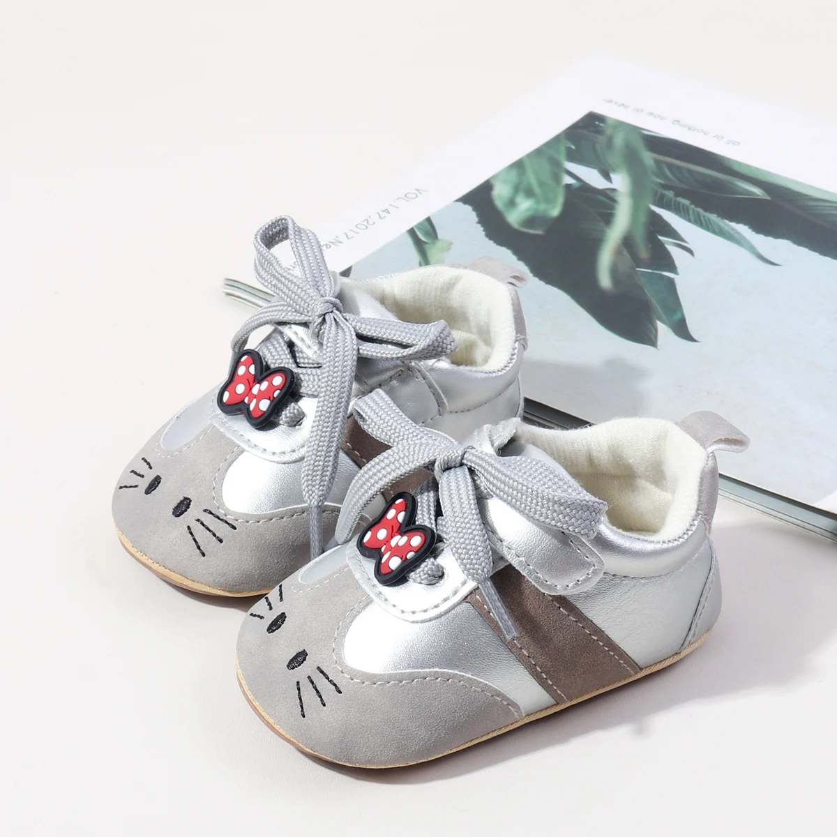 Cute Animal Design Soft TPR Outsole Baby Girl Shoes Prewalker Shoes for Girls details