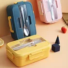 Lunch Box Box Microwave Lunch Box Food-Grade Plastic Bento Lunch Box Microwavable To Heat Lunch Bento Box