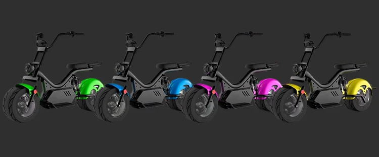 Amoto High Performance New Model HL4.0 With EEC/COC 2000w Motor Electric Scooter Citycoco Adult