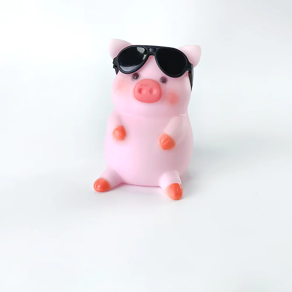 Rubber Float Squeak Tiny Rubber Pig Bath Bathtub Toys for Baby Shower