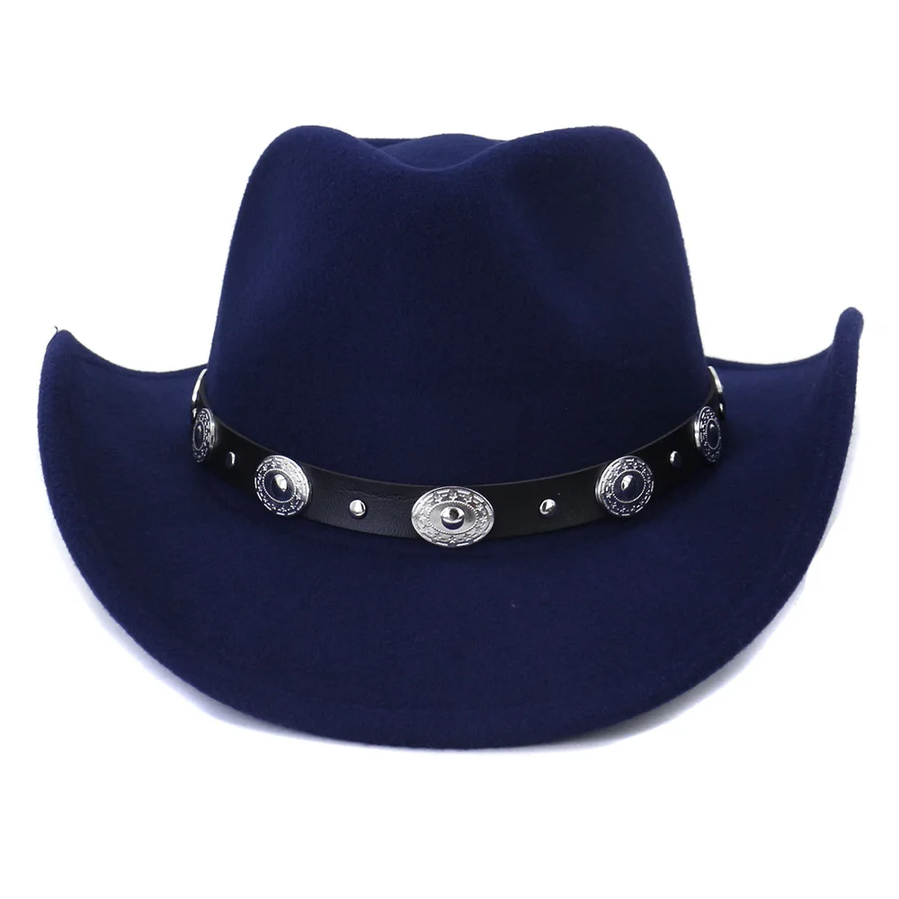 Topi Fedora Felt Dengan Tali Dekoratif 