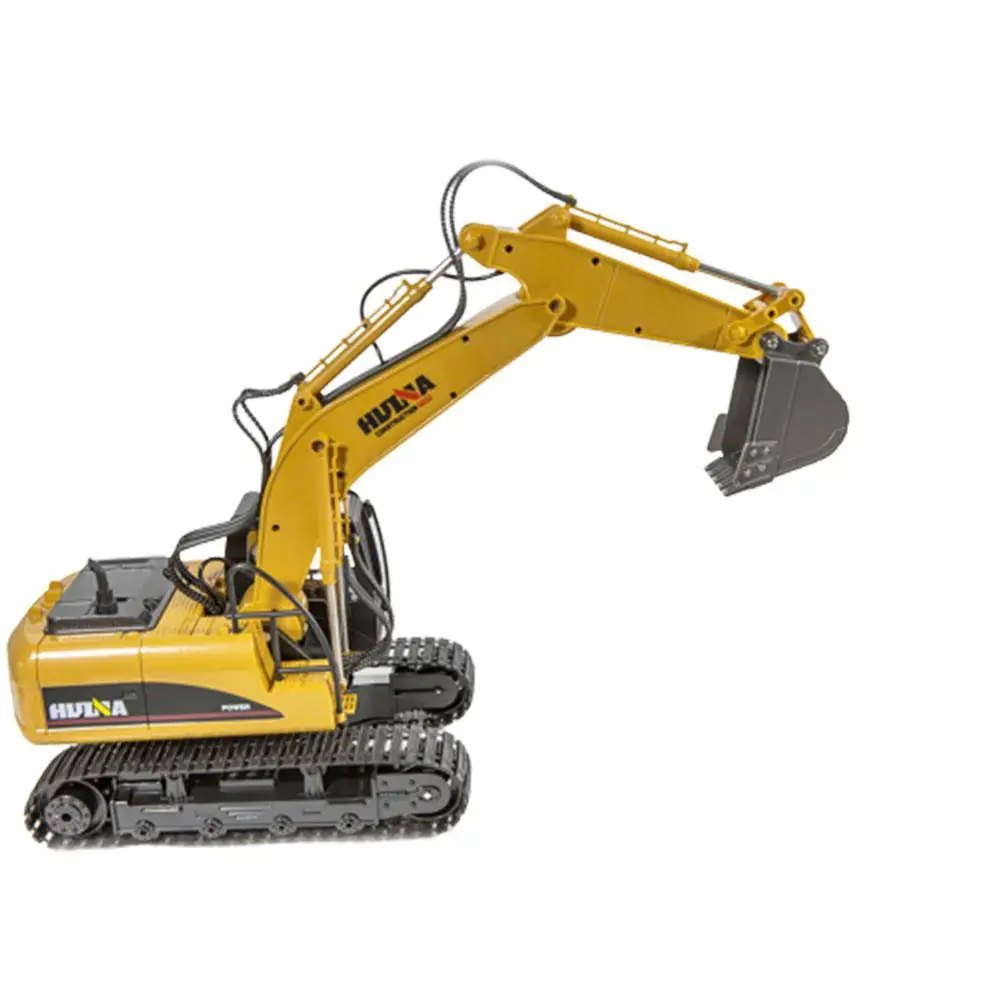 Huina 550 15 Channels Alloy Metal RC Excavator Digger Car RC Truck