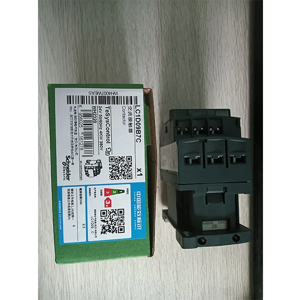 DC Contactor 3 Pole Contactor Schneider Contactor LC1D09B7C 9A 24V Authentic Products In Stock