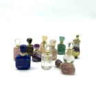 Gift Unique Natural Variety Stone Healing Crystal Carving Crafts Perfume Bottle Gift For Making Pendants