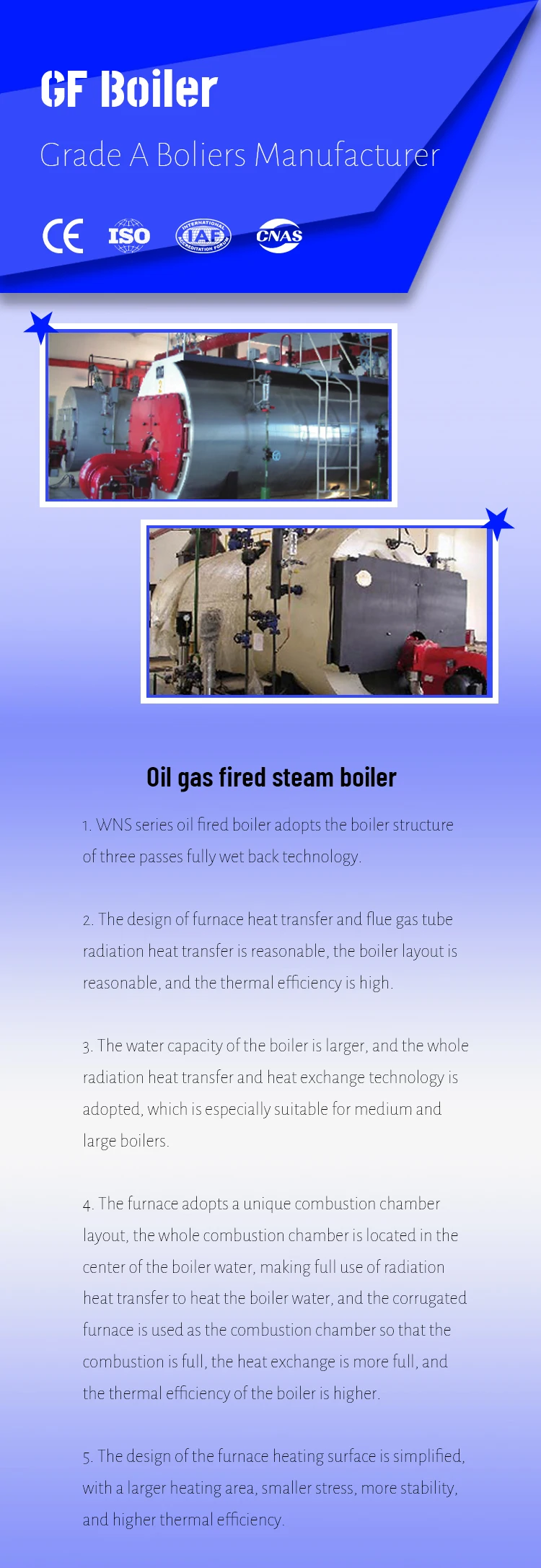 Steam Boiler, 1-20, Stainless Steel, Natural Circulation - detail 2