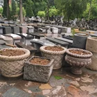 Pots Garden Natural Surface Stone Flower Pots Granite Planter