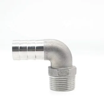 1-1/4" Stainless Steel 90 Degree Elbow, Male NPT, Home Brew Fitting, High-Quality, 304/316L