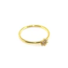 Ring Diamond Rings Rings Crystal Flower Ring 14k Gold Vermeil Wedding Diamond Ring Trendy Rings Jewelry Women