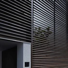 Louver Screen Outdoor Wall Panel Aluminum Louver With Insect Screen