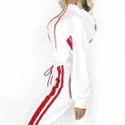 Two-Piece Women Conjunto De Sudaderas Con Capucha Para Winter/Fall Sport Set Long Sleeve Pant Sets