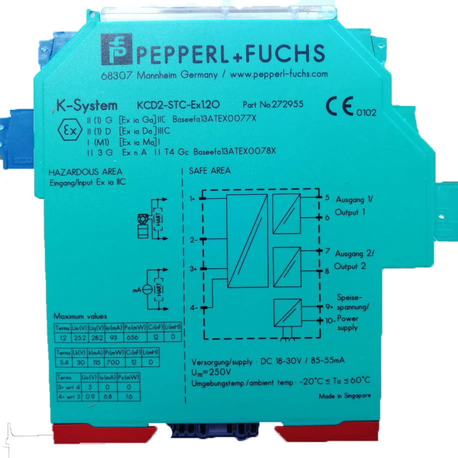 Relayer Switch Signal Relay Module Pepperl+Fuchs  KFD2-STC4-EX1  KFD2-SR2-EX1.W  KFD2-SR2-EX2.W  KFD2-CD-EX1.32  KFD2-UT2-EX1 P+F