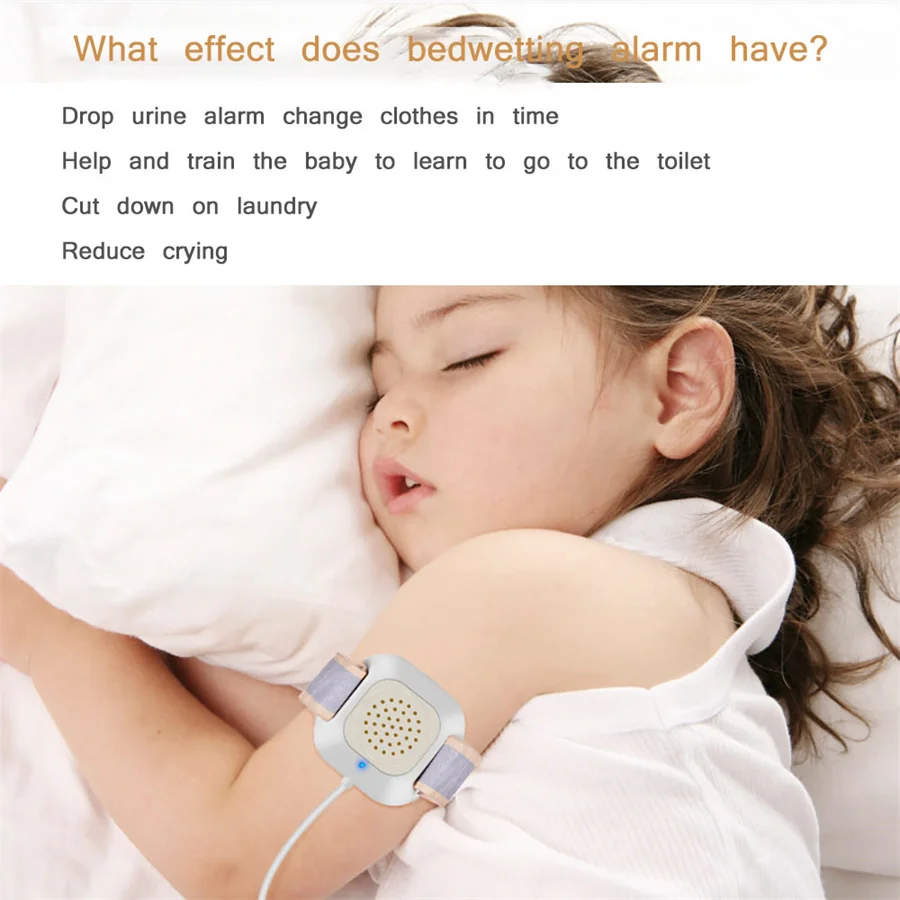 Baby BedWetting Alarm Smart Baby Diaper Sensor Bed wetting Enuresis Adult Baby Urine Bed Wetting Alarm For Infant Toddler
