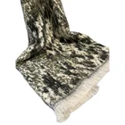 Pattern Scarf Woollen Scarf Hot Sale Woolen Feel Snake Pattern Animal Print Scarf For Women And Men Usage