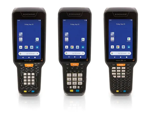 Datalogic Skor Pio X5 IP65 2D Handheld Android 10 PDA Scanner with 256MB Memory 6200mAh Battery 5" Screen Mobile Stock