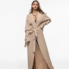 Plus Size Women Long Thick Chunky Knit Cardigan Sweater Vintage Plus Size Women's Sweaters