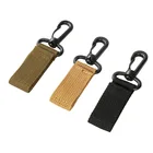 Nylon Webbing Buckle Army Fan Multifunction Keychain Hook Up Tactical Accessories Belt Fast Hanging
