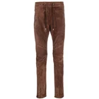Leather Pants Designer Pants OEM 2021 New Fashion High Quality Slim-fit Suede Leather Pants