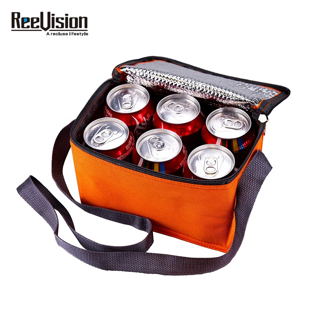 Cool Bag Cooler Insulated Bag Thermal Bag Camping Picnic Bag fo 6 Cans 