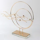 Decoration Golden Exquisite Luxury Modern Style Metal Ornaments Home Desktop Decoration For Sale