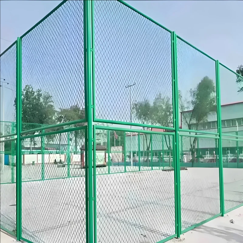 Temporary Chain Link Fence Panels with Self Closing Fence Gate and Galvanized Steel Fence Post for Construction Site Security manufacture