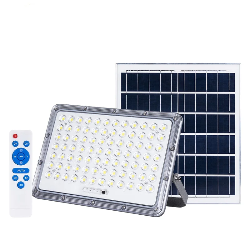 New aluminum lens solar lamp outdoor floodlight high-power solar street lamp